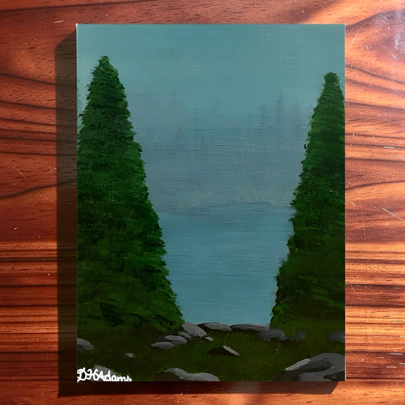 The Forgotten Basin - Original Acrylic Painting