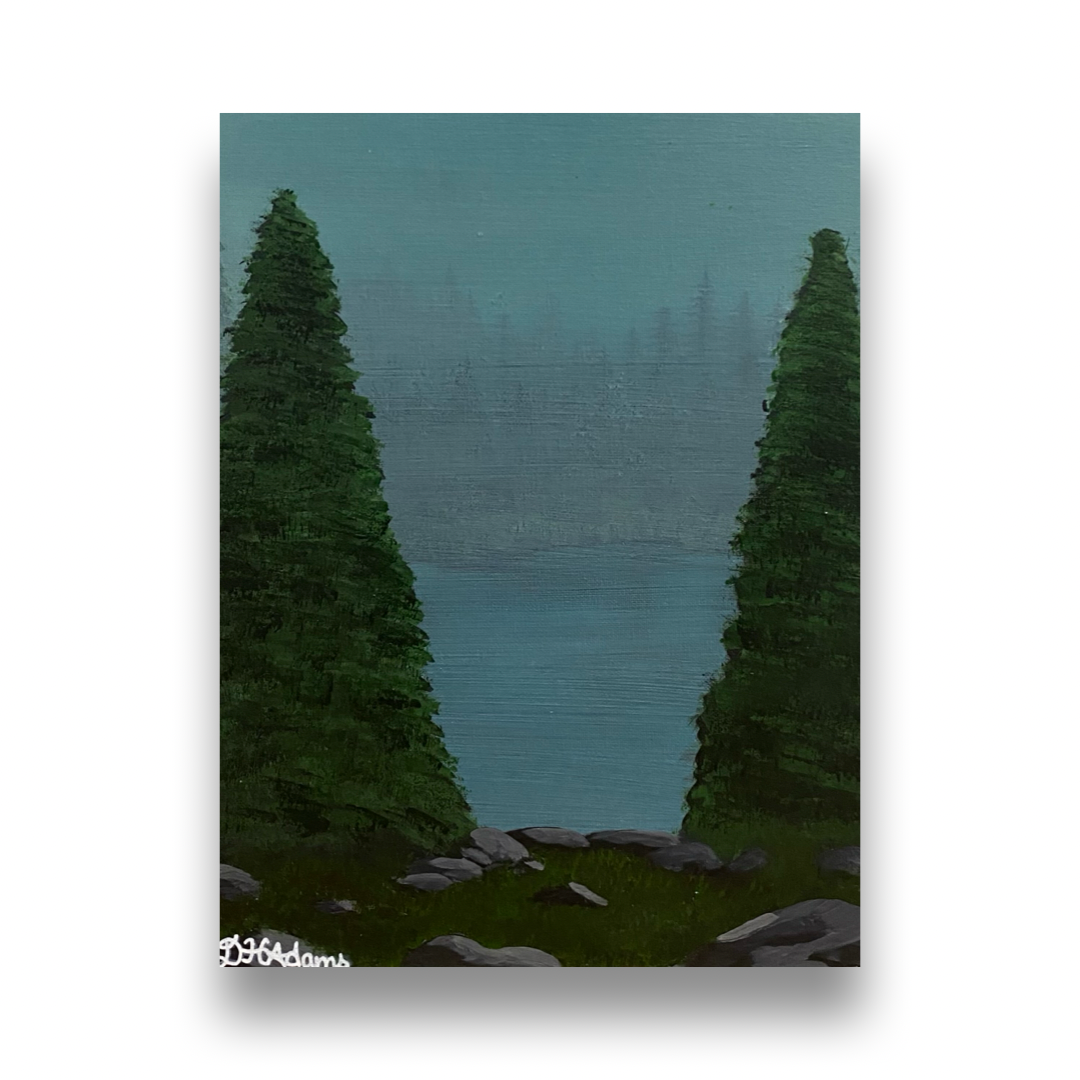 The Forgotten Basin - Original Acrylic Painting