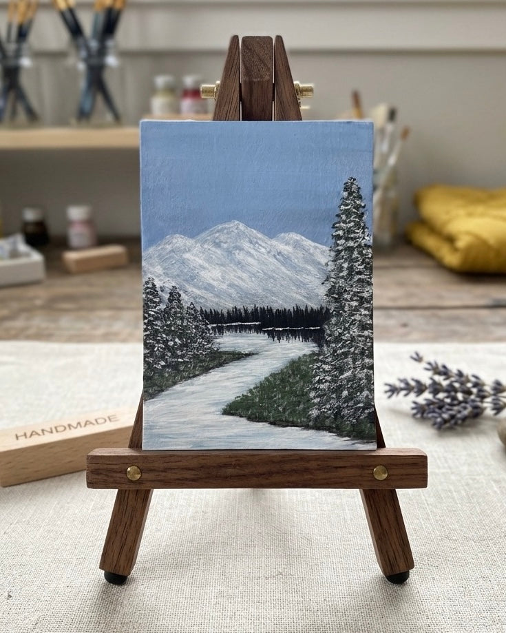 Where the Cold Rests - Original ACEO Art Card
