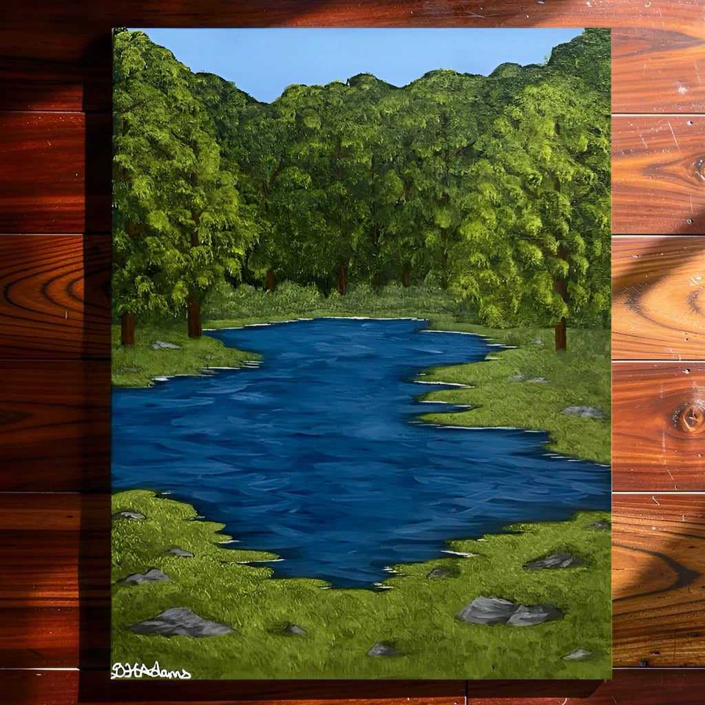 August Afternoon - Original Acrylic Painting
