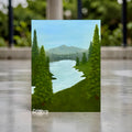 Mist-Kissed Solitude - Original Acrylic Painting