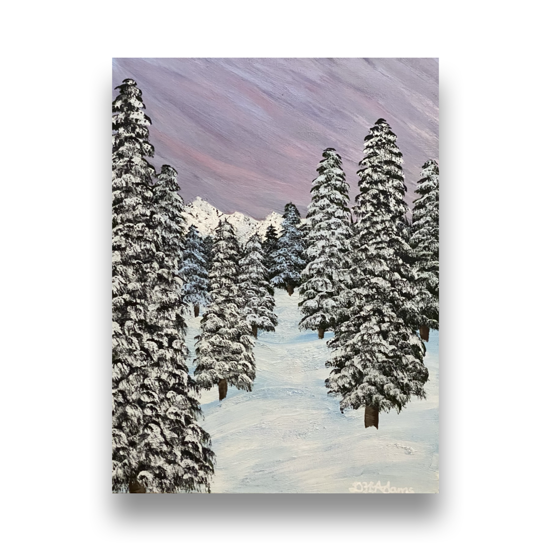 Sub-Zero Silence - Original Acrylic Painting