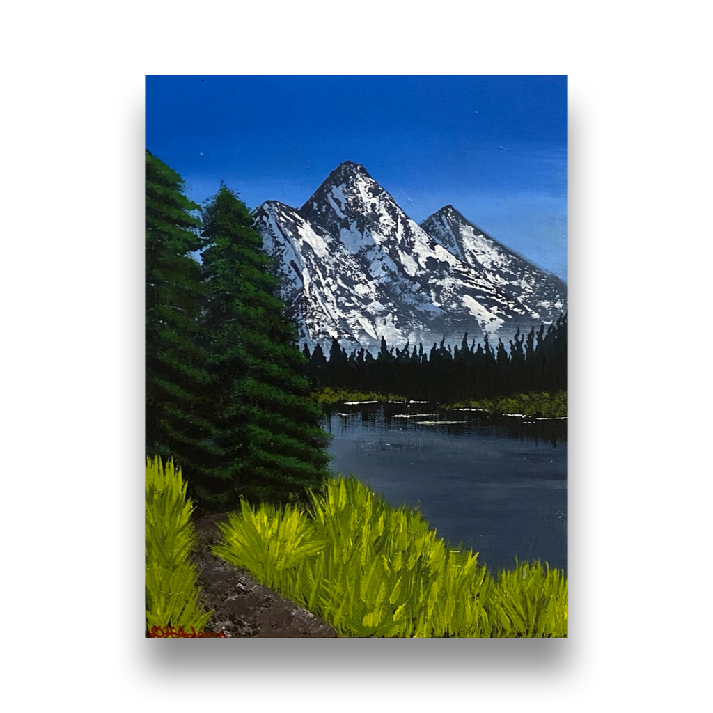 Still Waters, Sleeping Giants - Original Acrylic Painting