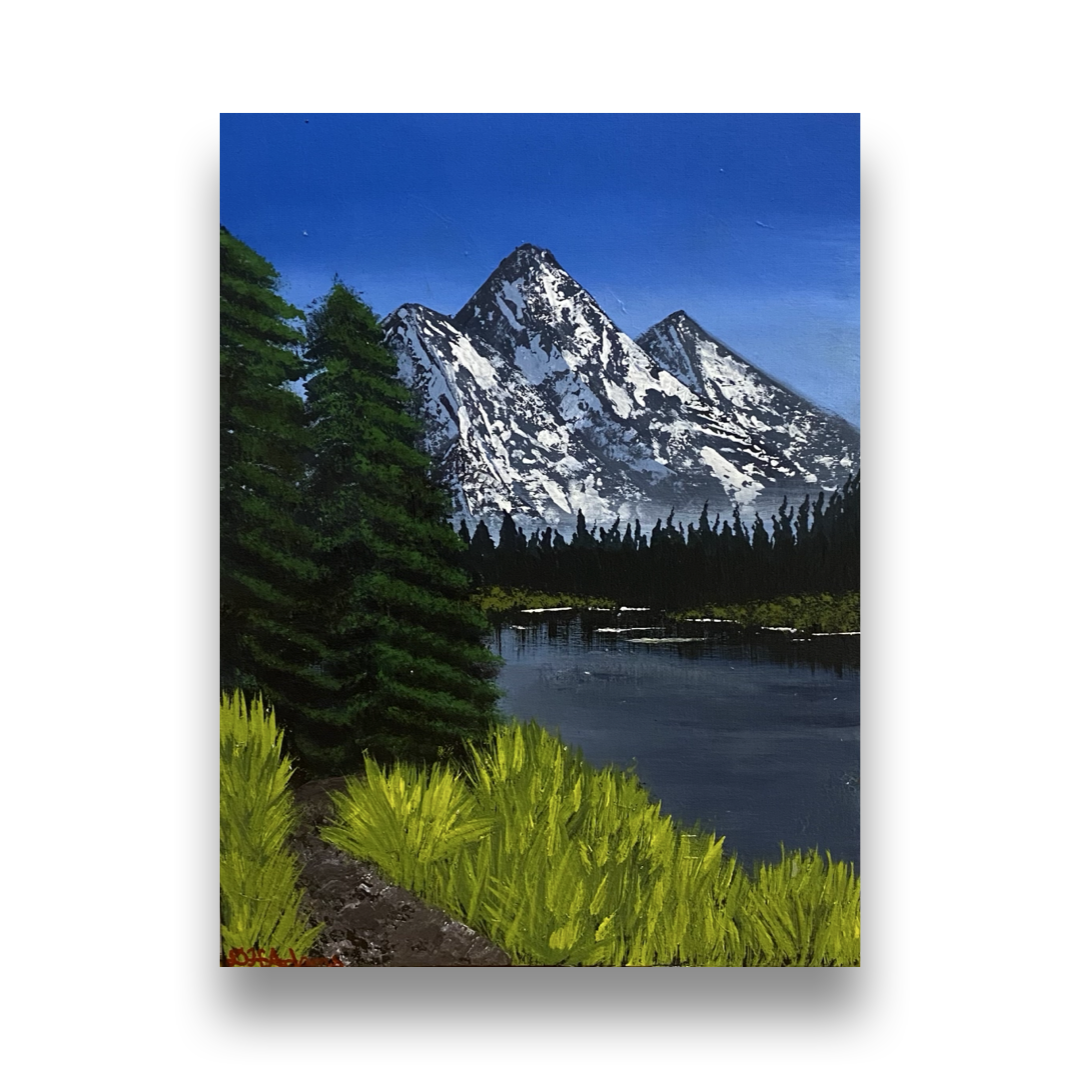 Still Waters, Sleeping Giants - Original Acrylic Painting
