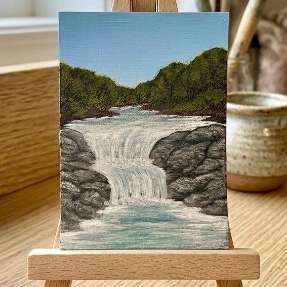 The Constant Rush - Original ACEO Art Card