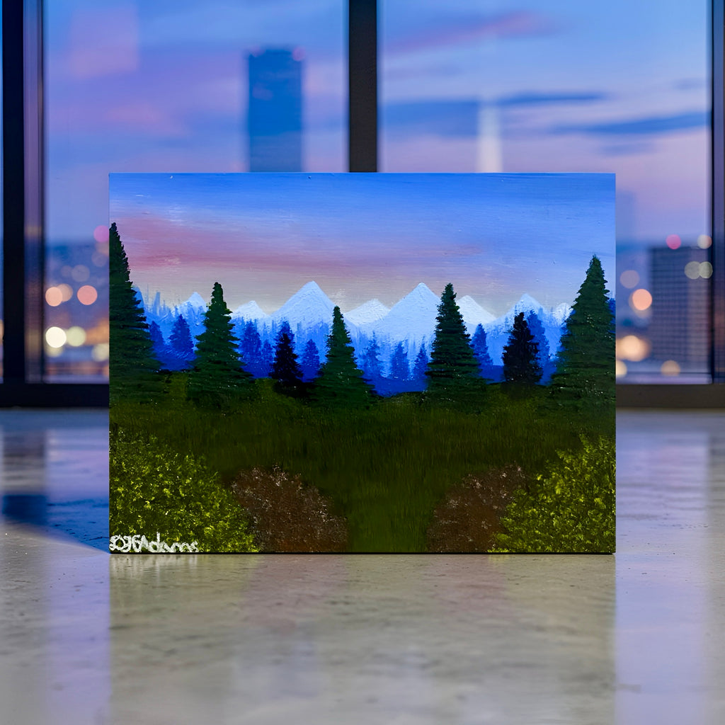 The Blue Ridge Vigil - Original Acrylic Painting