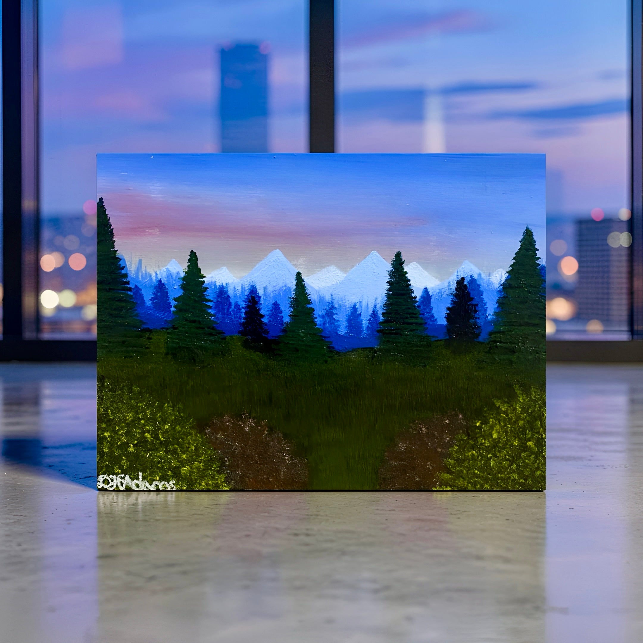 The Blue Ridge Vigil - Original Acrylic Painting