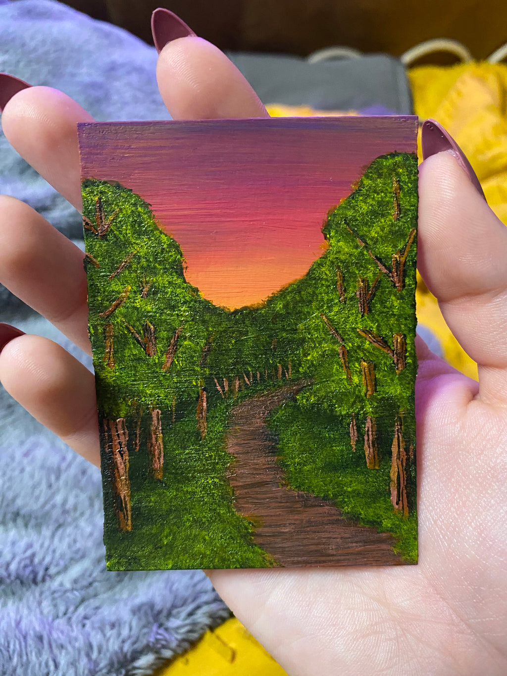 Ember’s Last Dance - Original ACEO Art Card