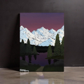 Where the Mountains Dream - Original Acrylic Painting