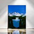 Crowned in Eternal Snow - Original Acrylic Painting