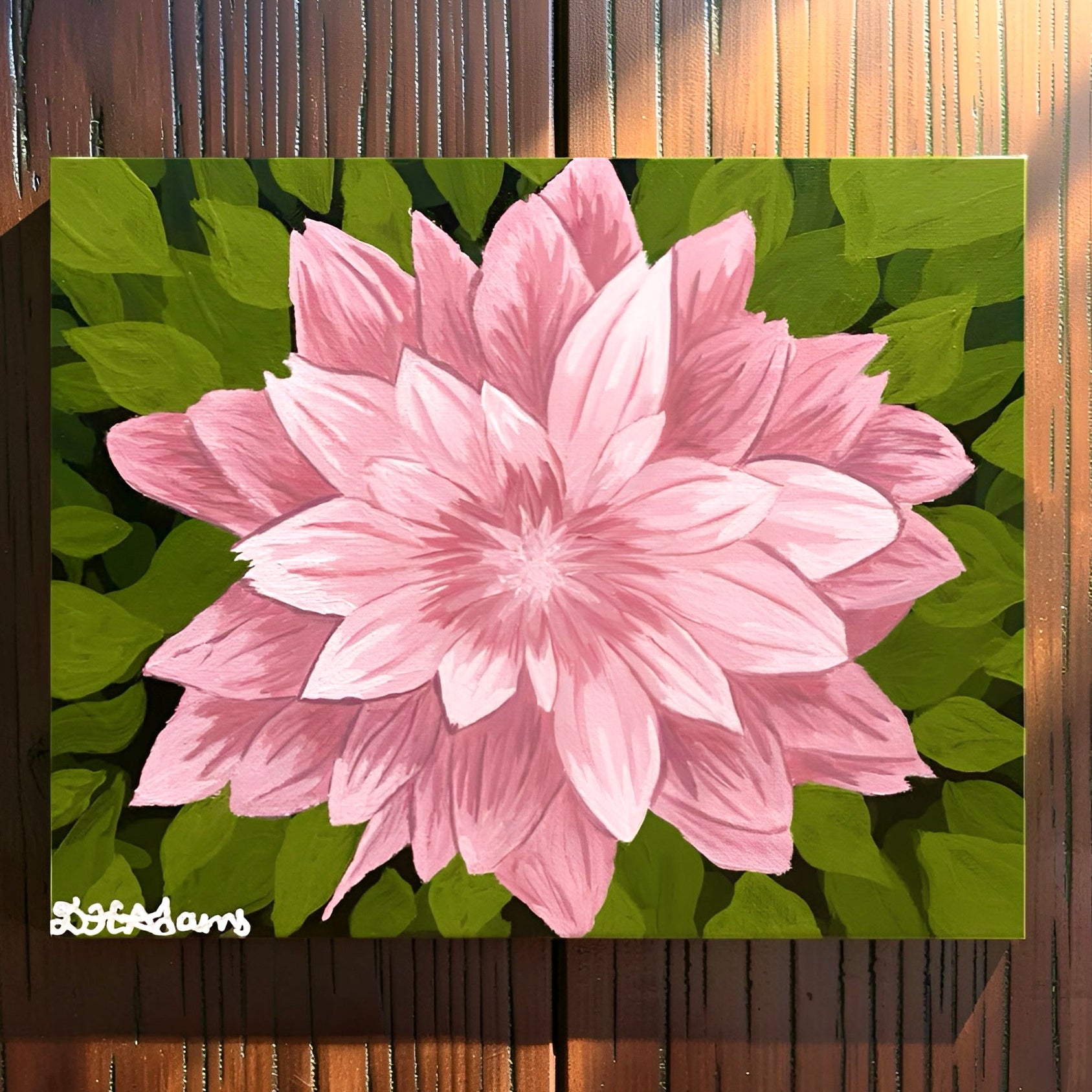 Blushing Bloom - Original Acrylic Painting