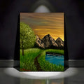 Golden Silence - Original Acrylic Painting