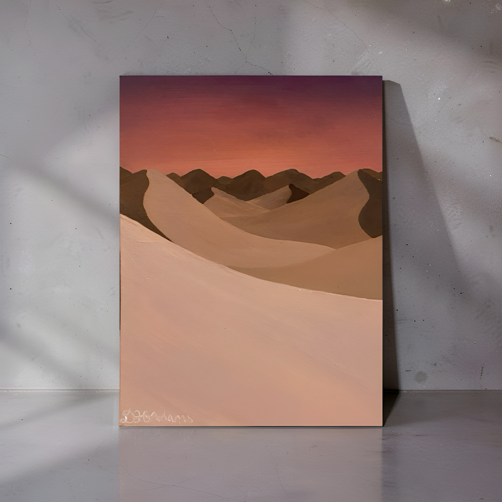 Where the Earth Folds - Original Acrylic Painting