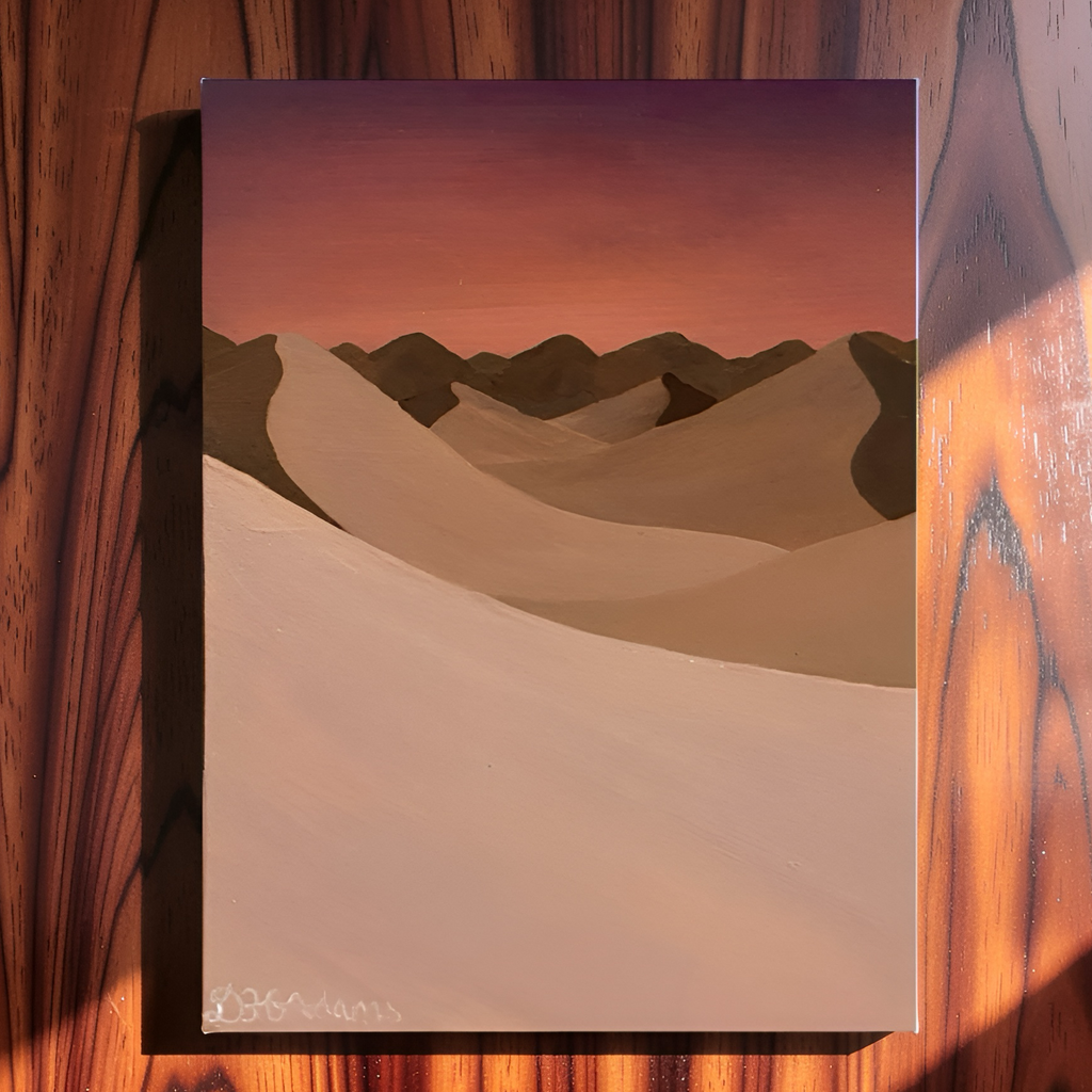 Where the Earth Folds - Original Acrylic Painting